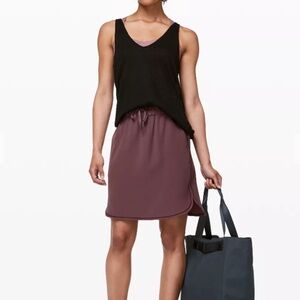 Lululemon On the Fly Skirt - Black, Excellent Condition